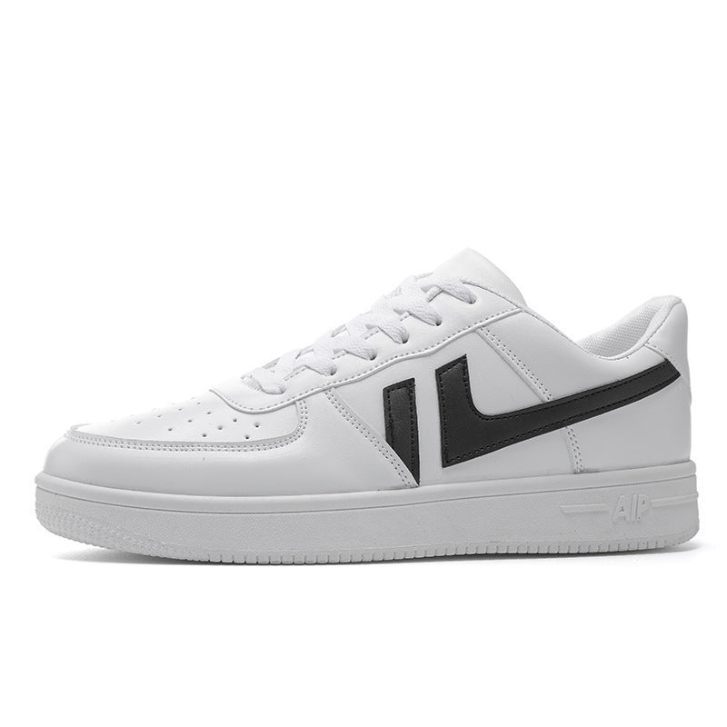 Damen Leder Schuhe Modern Freizeit Schuhe Schwarz