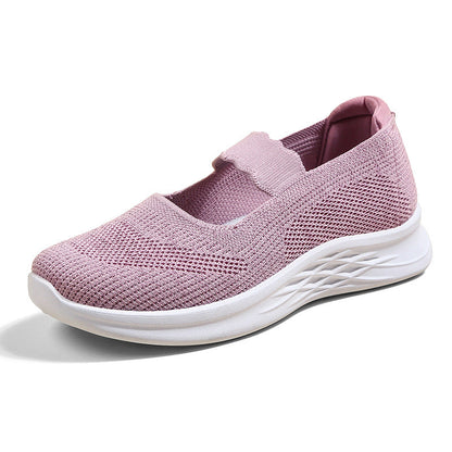 Damen Laufschuhe Leicht Atmungsaktiv Slip-On Schuhe