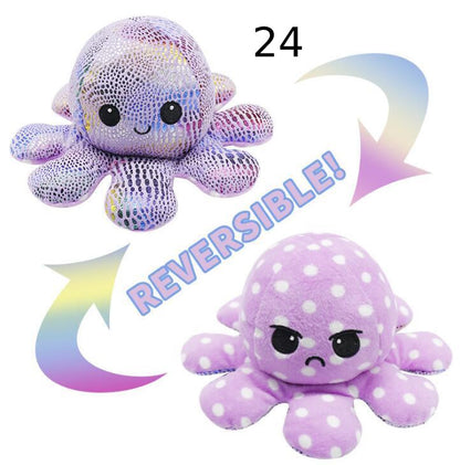 Reversibler Plüsch Octopus Kuscheltier Einzigartig