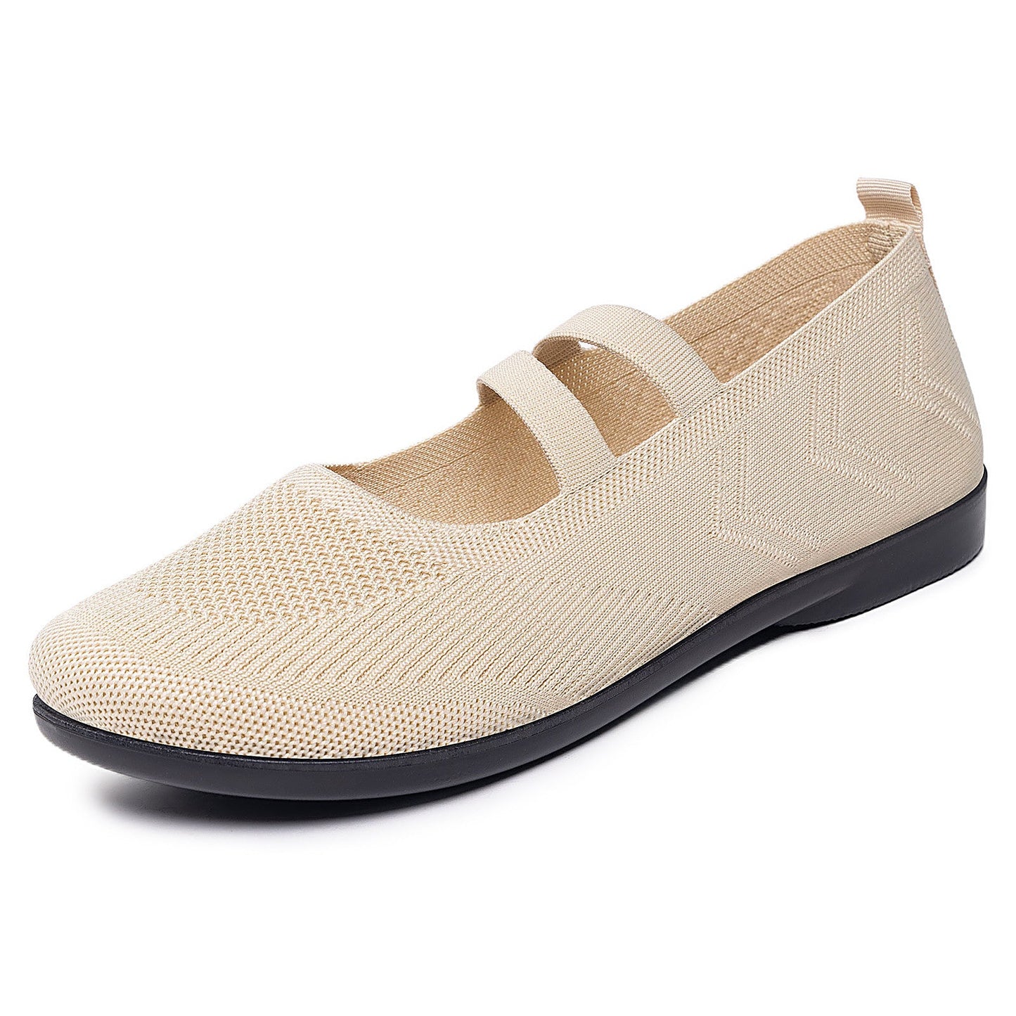 Damen Ballerinas Bequem Elastisch Spitze Schuhe