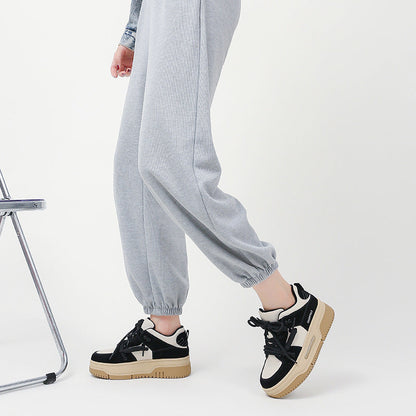 Damen Sneaker Chunky Komfortabel Mit Weicher Sohle