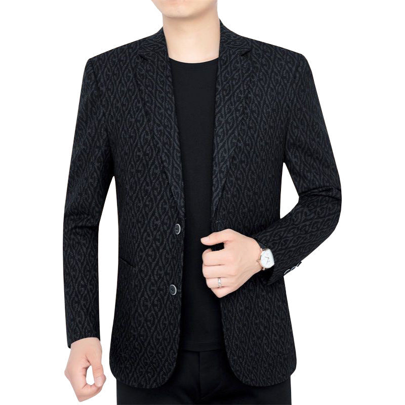 Herren Anzugjacke Modern Slim Fit Schwarz - BerlinGlamour