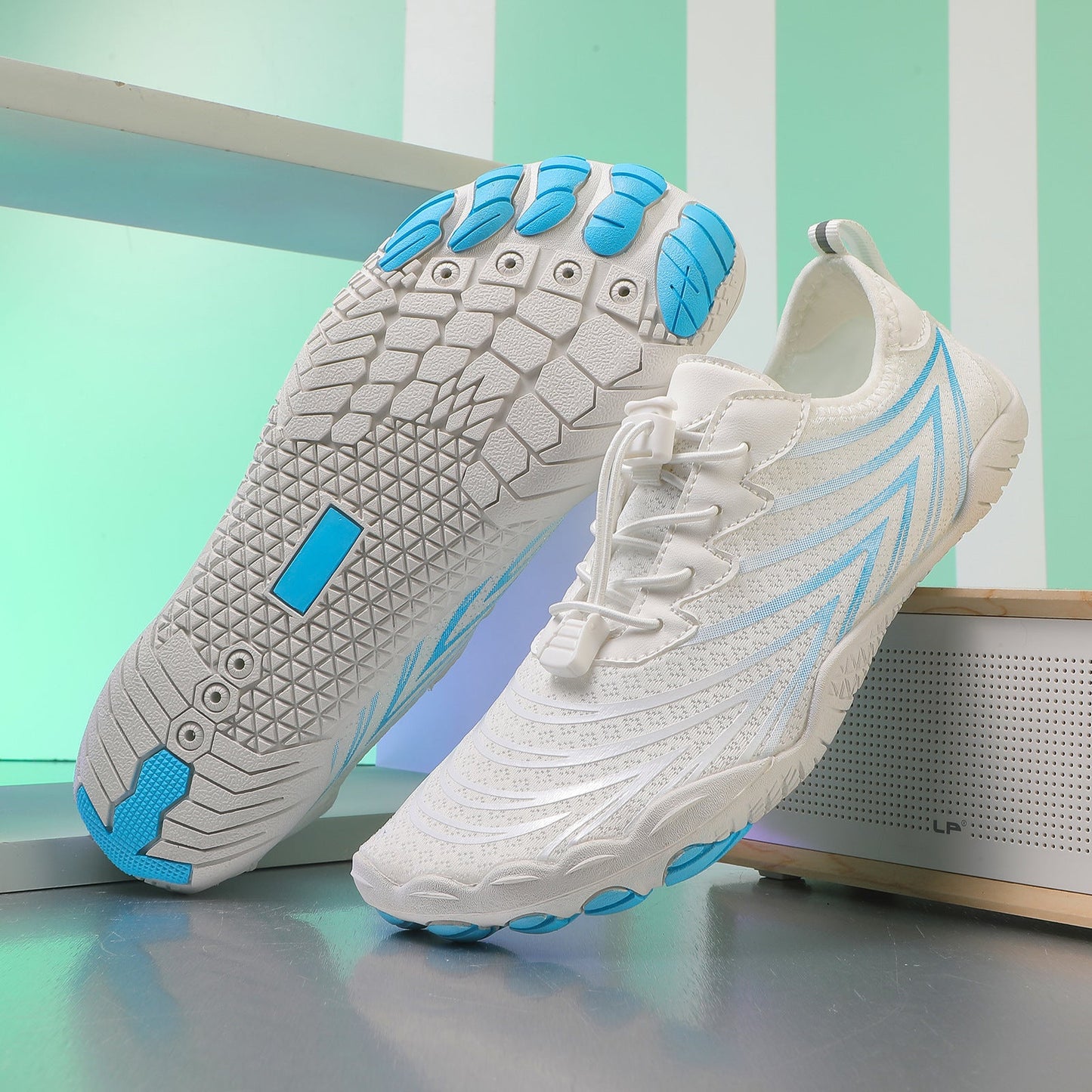 Damen Sportschuhe Bunt Atmungsaktiv Rutschfest