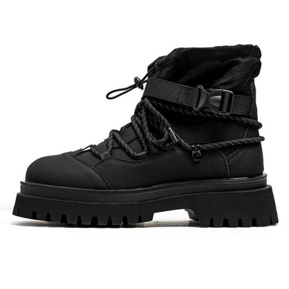 Damen Winterstiefel Gefüttert Rutschfest Verstellbar