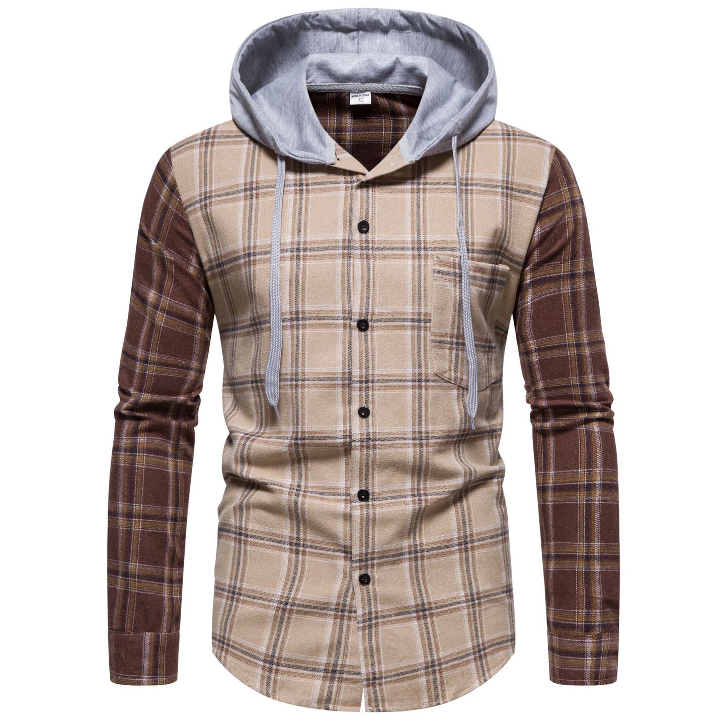 Herren Kapuzenpullover Schultertunika Modern Großstadtstyle