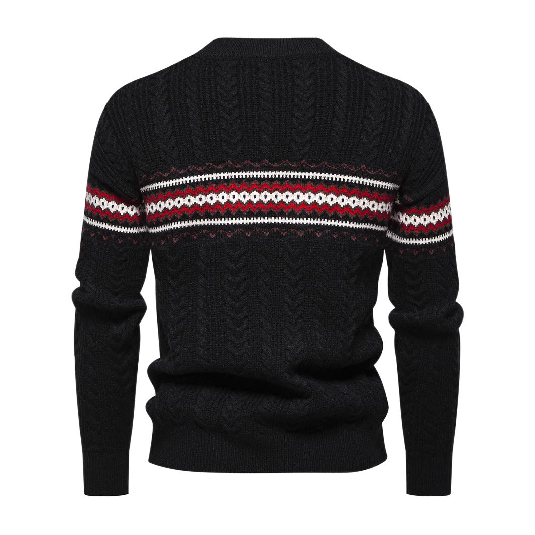 Herren Strickpullover Modern Trendig Grau