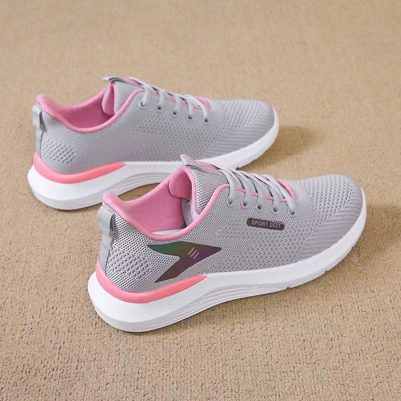 Damen Sneaker Atmungsaktiv Freizeitschuh mit Flexibler Sohle