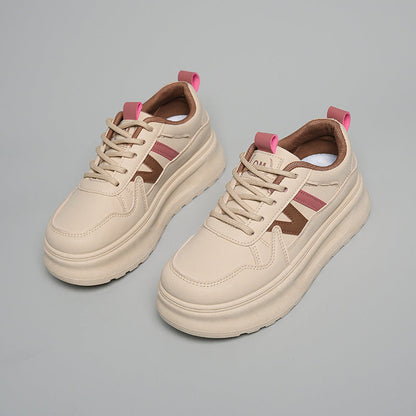 Damen Sneaker Sportlich Chunky Laufsohle Komfortabel