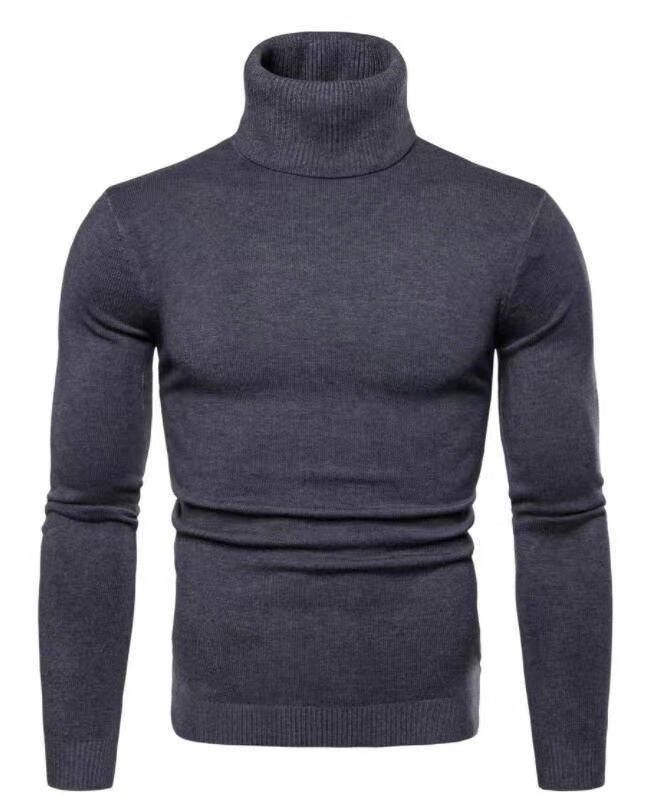 Herren Rollkragenpullover Baumwolle Hochwertig Elegannt