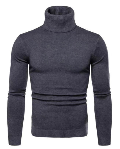 Herren Rollkragenpullover Baumwolle Hochwertig Elegannt