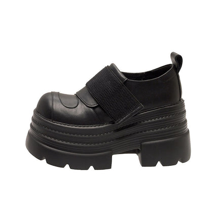 Damen Sneaker Plateau High Top Chunky Weite Passform