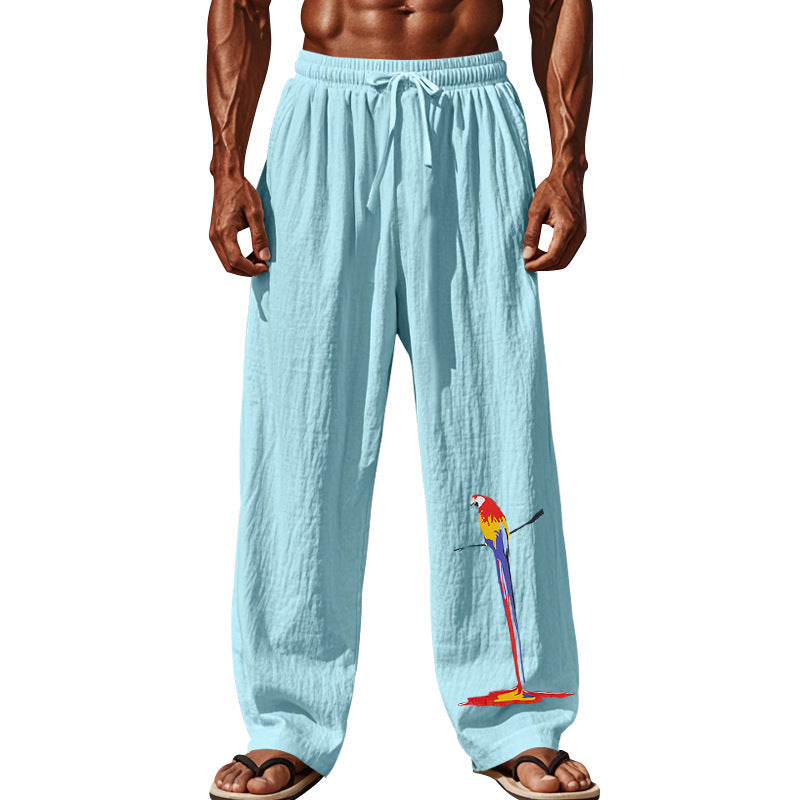Herren Strandhose Bunt Elastisch Sommerhose