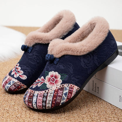 Damen Hausschuhe Kuschelig Flora Soft
