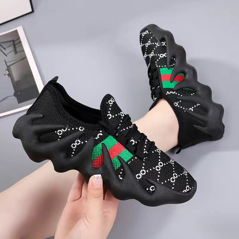 Damen Sneaker Sportlich Atmungsaktiv Laufschuhe Modisch