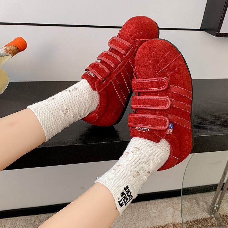 Damen Schuhe Klettverschluss Weich Bequem Komfort
