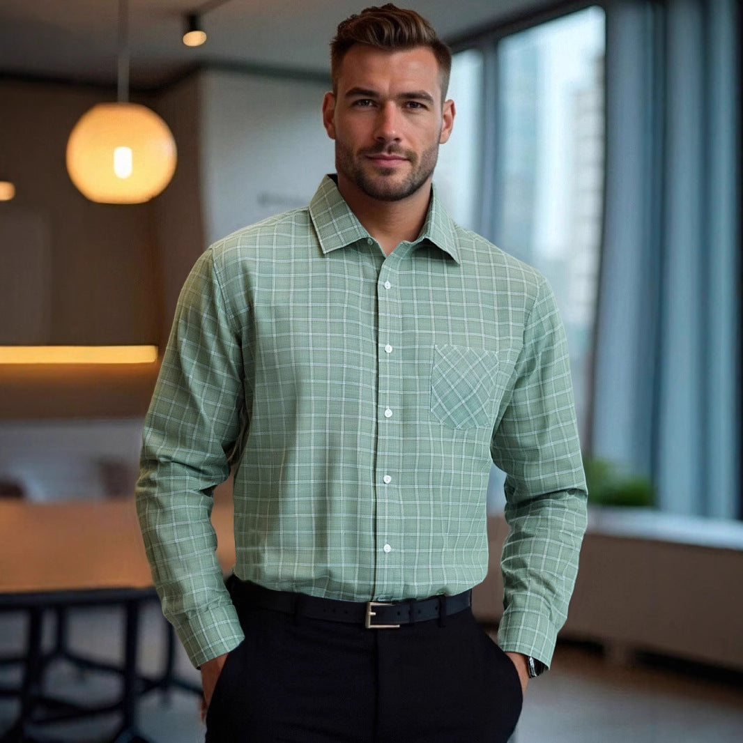 Herren Karohemd Modern Berlin Chic - BerlinGlamour