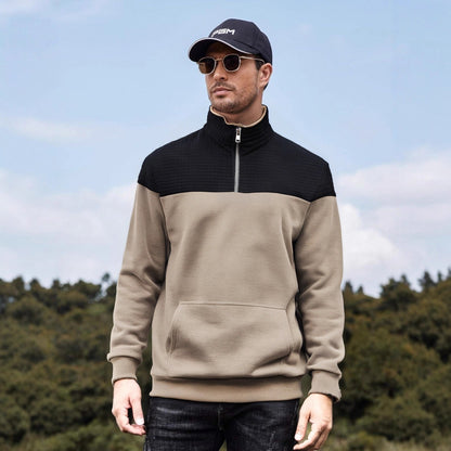 Herren Sweatjacke Funktionell Mit Kängurutasche