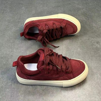 Damen Sneaker Retro Style Atmungsaktiv bequem