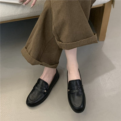 Damen Mokassins Lederschuhe Elegante Schuhe Frauen