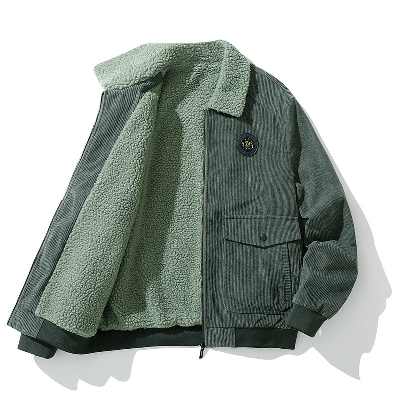 Herren Übergangsjacke Warm Fleece Innenfutter Modern - BerlinGlamour