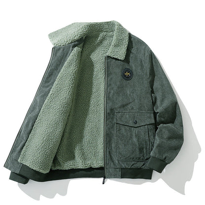 Herren Übergangsjacke Warm Fleece Innenfutter Modern - BerlinGlamour