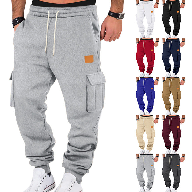 Herren Sweatpants Bequem Cargo mit elastischem Bund - BerlinGlamour