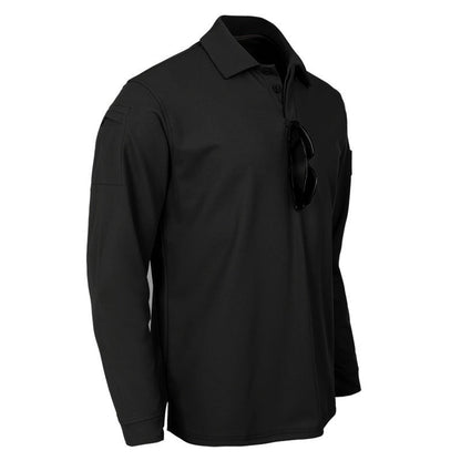 Herren Polohemd Langarm Modern Sportlich - BerlinGlamour