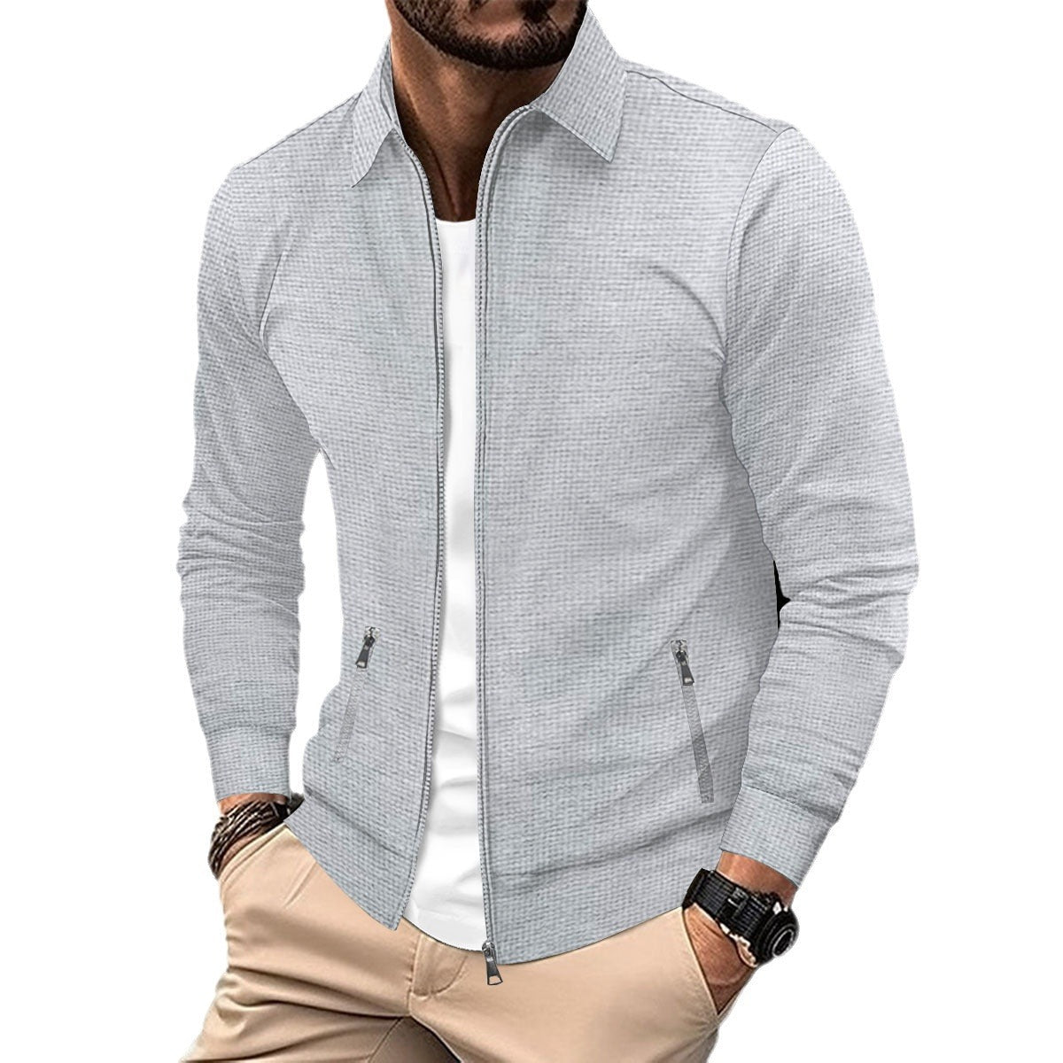 Herren Sportjacke Leicht Modern Wasserdicht