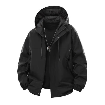Herren Outdoor-Jacke Wasserdicht Atmungsaktiv Funktionsjacke