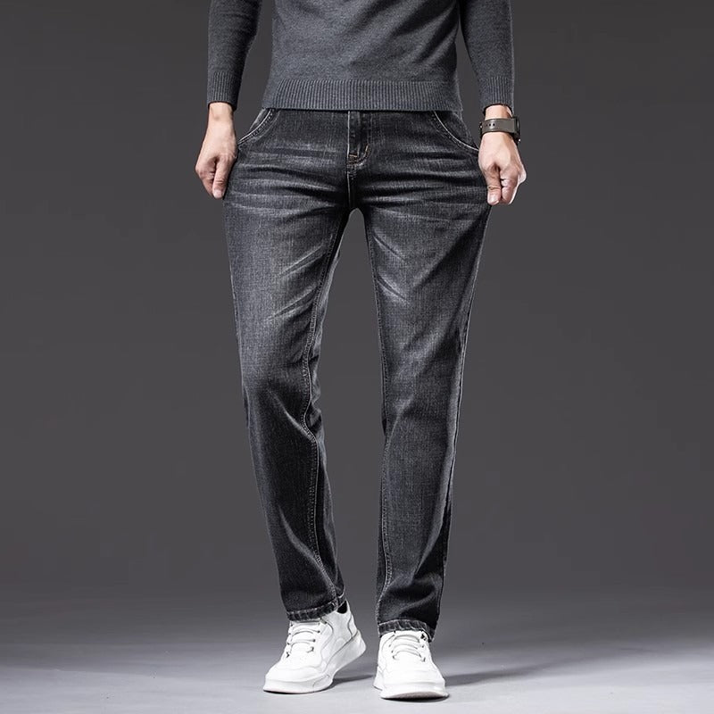 Herren Jeans Slim Fit Bequem Robust Modern
