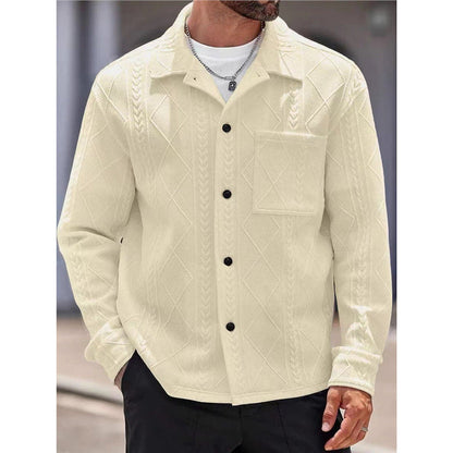 Herren Freizeitjacke Strukturiert Stadtstyle