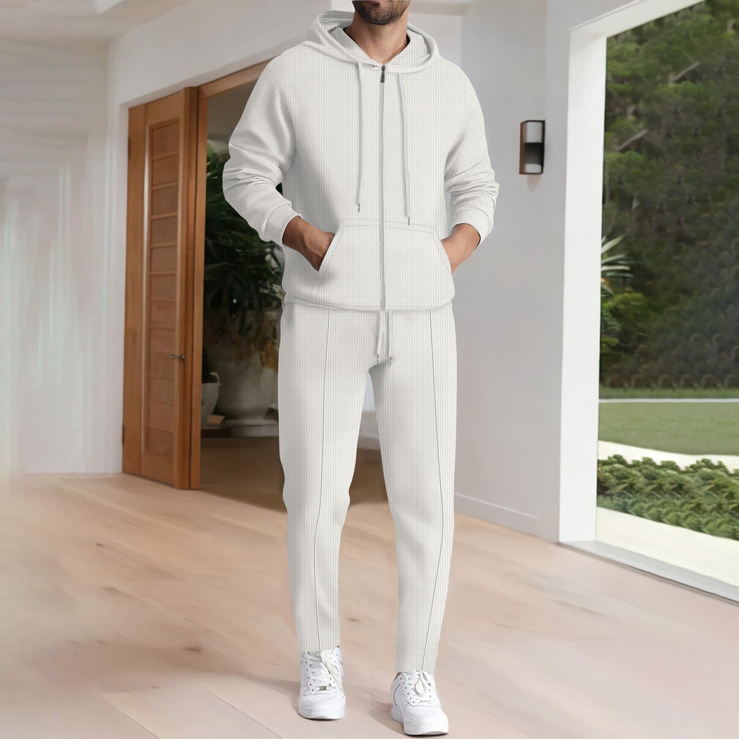 Herren Jogginganzug Set Modern mit Hoodie und Jogginghose