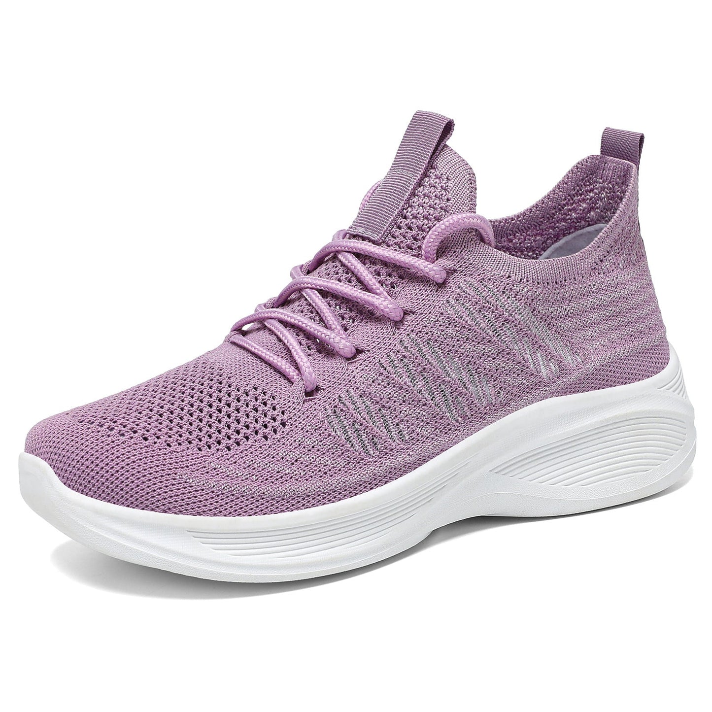 Damen Sneaker Sportlich Elastisch Knit Schuhe