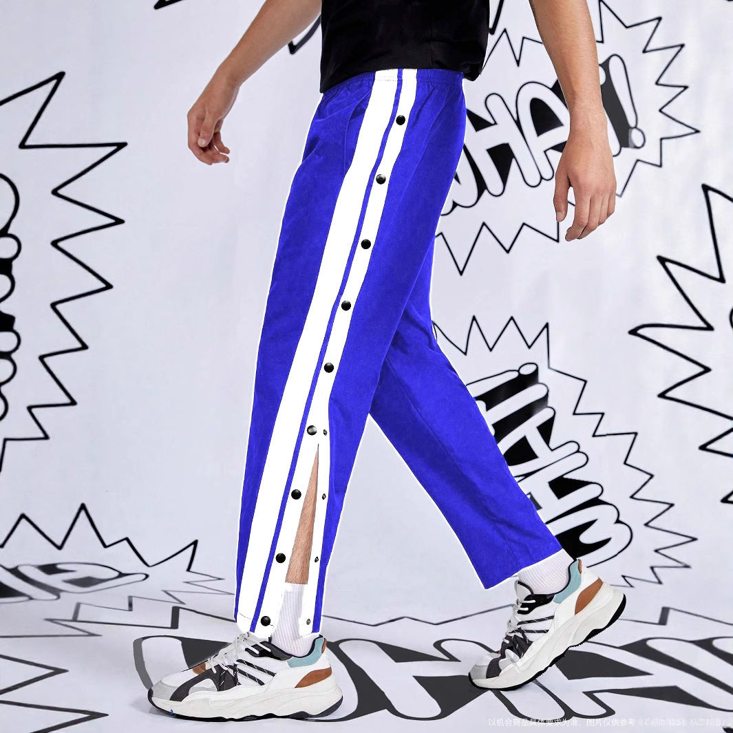 Herren Sport-Hose mit Druckknöpfen Modern