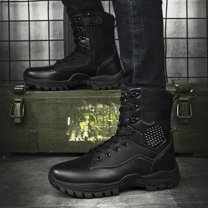Herren Stiefel Hoch Knöchelschutz Komfortabel Wasserdicht
