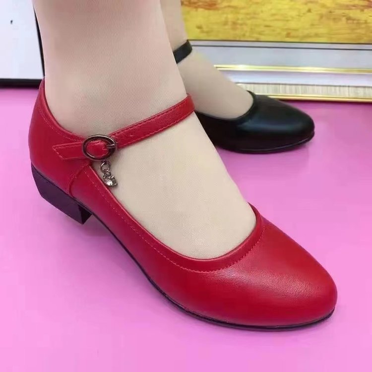 Damen Ballerinas Bequem Modisch Riemen Schuhe