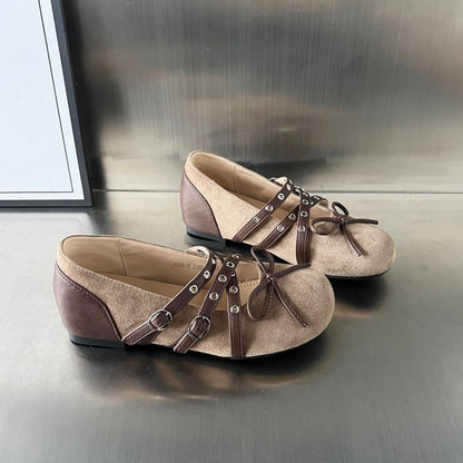 Damen Mokassins Elegante Schnallen Schuhe Frauen Mode