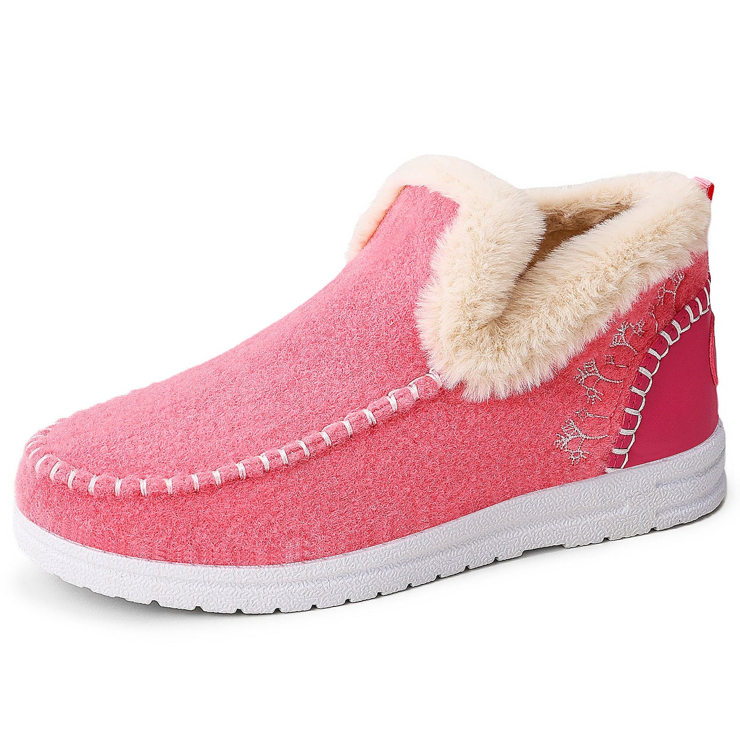 Damen Hausschuhe Flauschig Warm mit Weichem Innenfutter