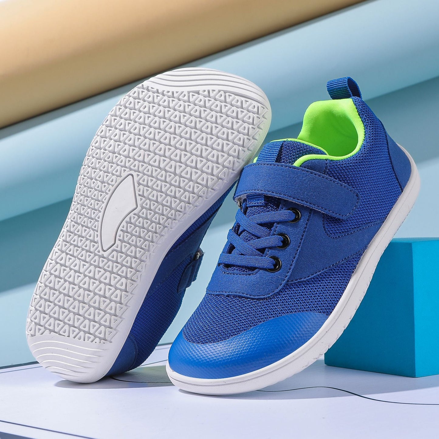 Damen Sport Schuhe Freizeit rutschfest Klettverschluss Bequem