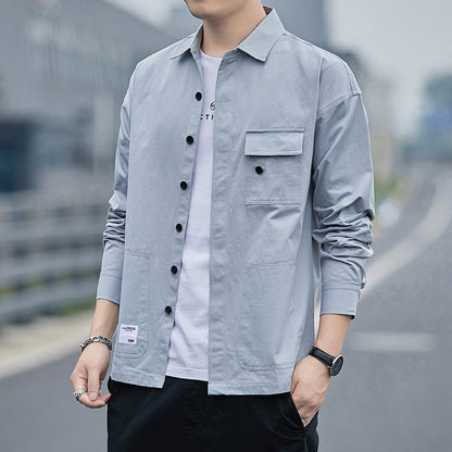 Herren Overshirt Modern mit Taschen und Bequemem Schnitt - BerlinGlamour