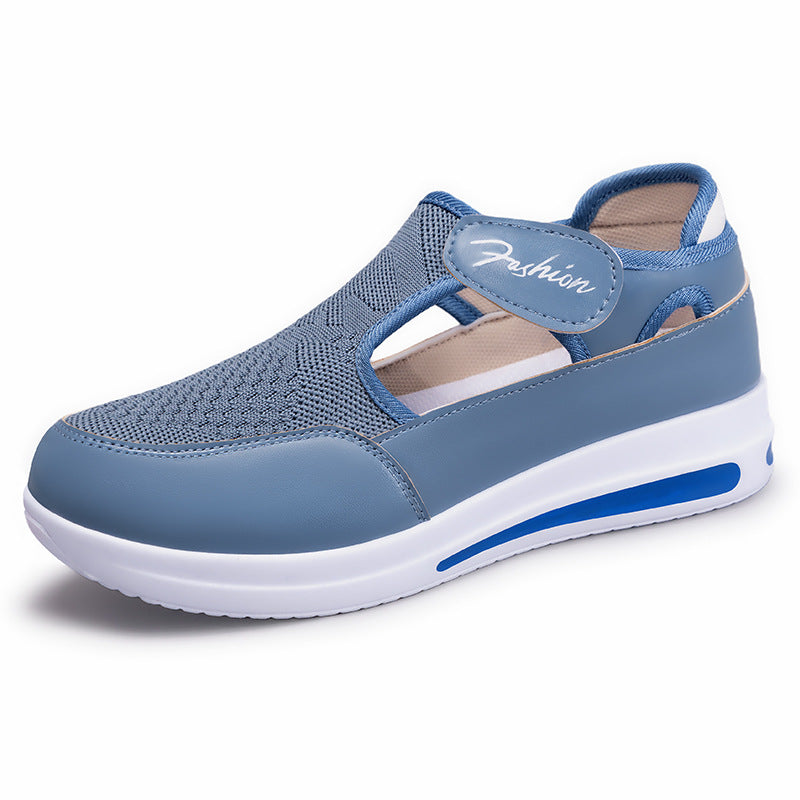 Damen Sportschuhe Atmungsaktiv Slip-On Sneaker bequem