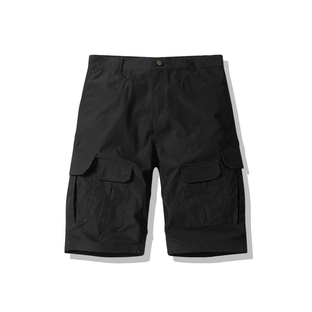 Herren Cargo Shorts Multifunktional mit Seitentaschen Elastisch