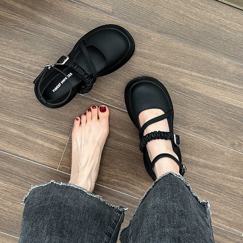 Damen Sandalen Bequem Keilabsatz Sommer