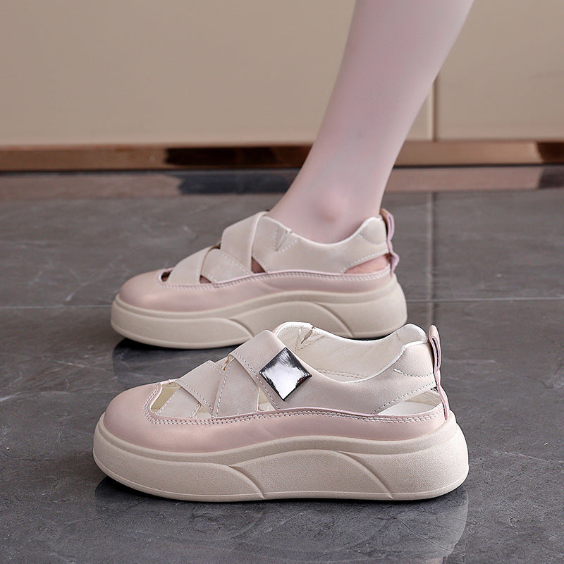 Damen Sneaker Sportschuhe Mit Kreuzband Design