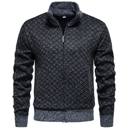 Herren Strickjacke Sportlich Modern mit Muster