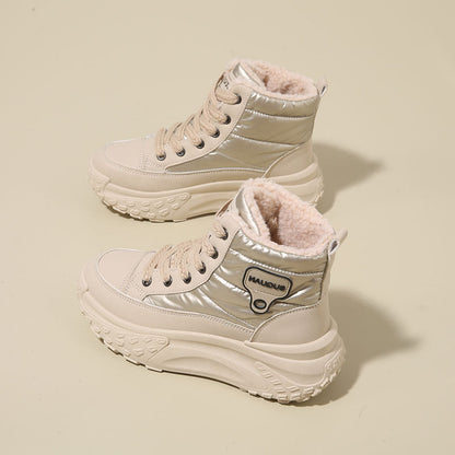 Damen Winterboots Warm Fleece RutschfestSportlich