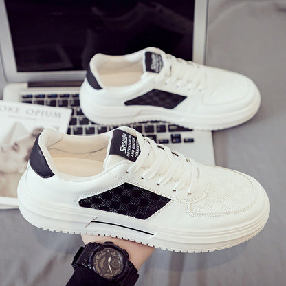Damen Sneaker Karo Optik Bequem Komfortabel