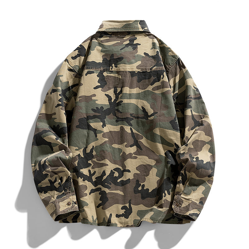 Herren Camouflage Jacke Militärstyle Freizeit