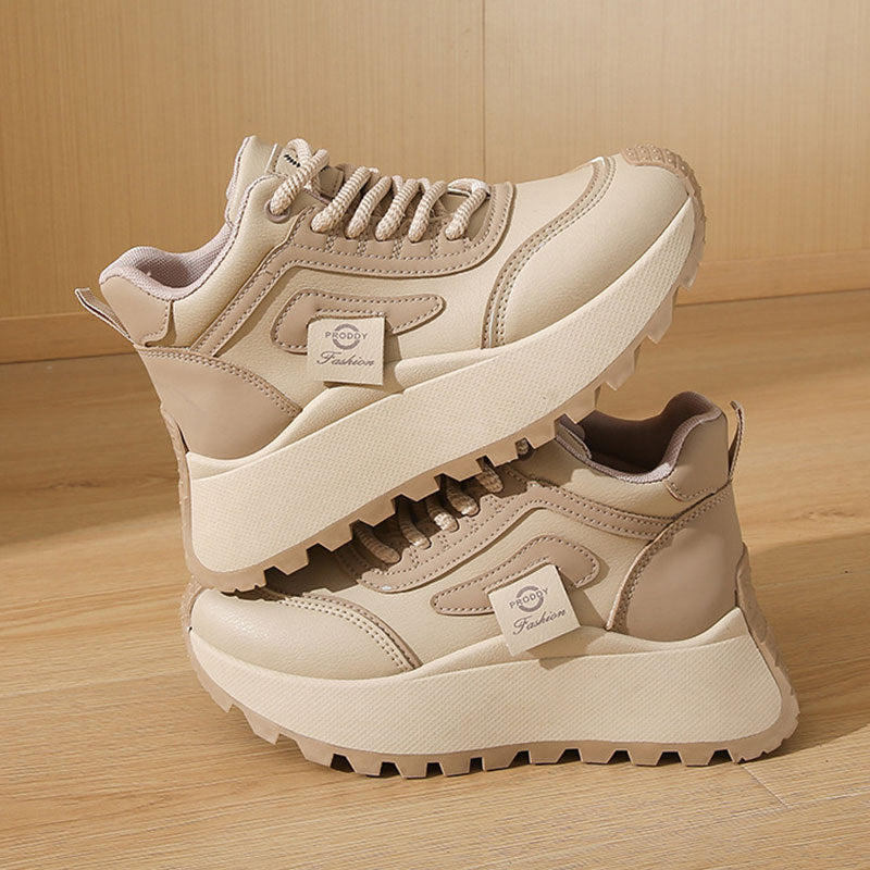 Damen Sneaker Chunky Sportlich Rutschfest Bequem