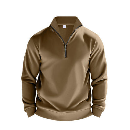 Herren Sweatpullover Atmungsaktiv mit Reißverschluss Sportlich
